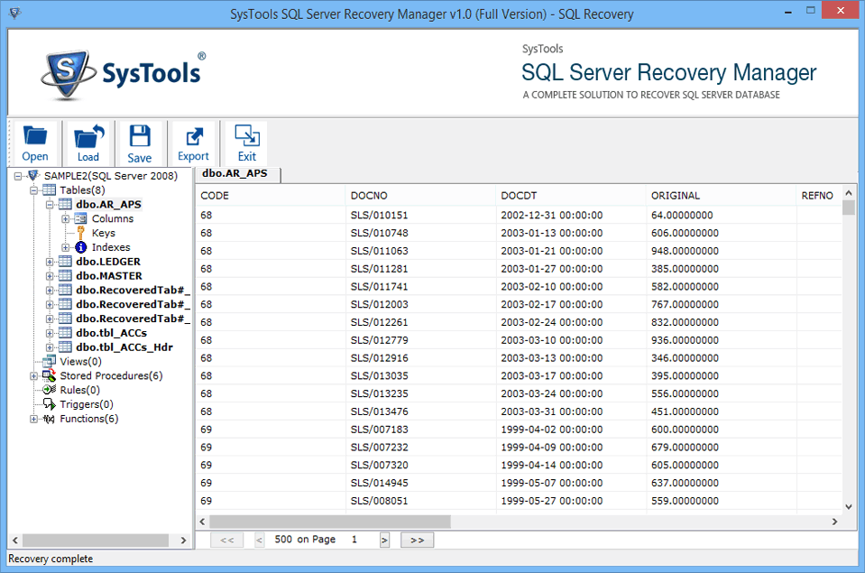 Preview MDF File Components